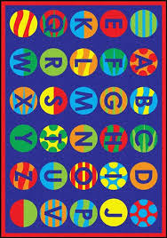 alphabet patterns rug clroom area