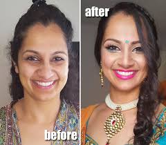 indian wedding makeup bright pops of