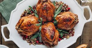 I made these hens on christmas day and our entire family loved them. Cornish Hens With Apple Cranberry Rice Stuffing Striped Spatula