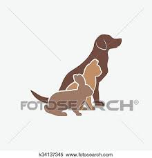 We will make arrangements for pets to be allowed in the clinic, but at this time, we are asking that all clients remain outside. Pets Silhouettes Dog Cat And Rabbit Logo Of Pet Store Or Veterinary Clinic Clipart K34137345 Fotosearch