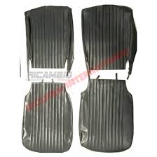 Black Seat Covers Set Front Only
