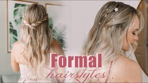4 easy prom and wedding hairstyles