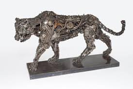 contemporary african recycled art