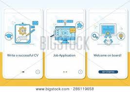 Resume builder app free cv maker cv templates 2021. Job Searching Vector Photo Free Trial Bigstock