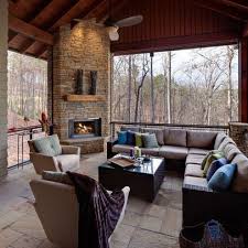 Fireplace For Screened Porch Porch