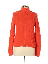 Details About Loro Piana Women Orange Jacket 46 Italian