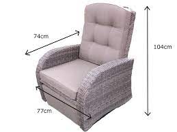 bellevue 2 seater reclining chair