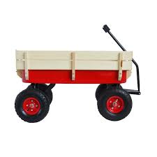 Steel Wagon Children Kid Garden Cart