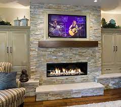 40 Stone Fireplace Designs From Classic