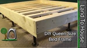 queen size bed frame diy you