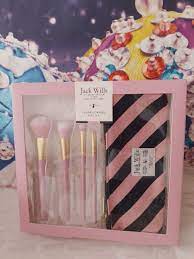jack wills cosmetic brushes and purse