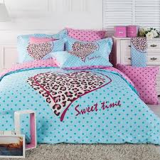 Light Blue Pink And Brown Leopard