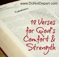12 Verses for God's Comfort & Strength - Do Not Depart