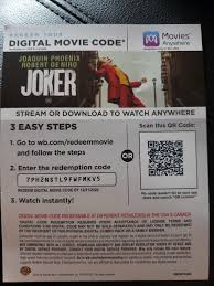 These include digital copies redeemed from codes found in home media releases as well as digital purchases from the platform provides content from multiple major movie studious including walt disney studios, universal pictures, twentieth century fox, warner bros. Free Digital Copy Of Joker Imgur