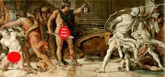 Griechische mythologie 3 nackte männer