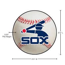 fanmats chicago white sox 27 in round