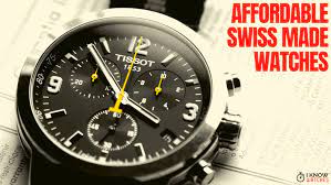 The term affordable can be pretty flexible when it comes to swiss made watches. Affordable Swiss Made Watches In 2021