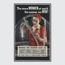 iconic rosie the riveter poster