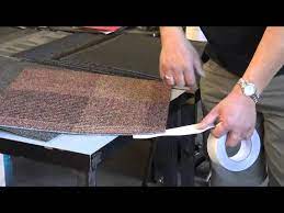 carpet tile tape band aid method carpet