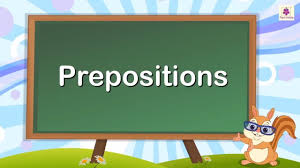 Preposition practice worksheet with sentences and pictures. Prepositions English Grammar Composition Grade 3 Periwinkle Youtube