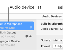 source device output settings