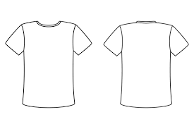 blank t shirt vector design template