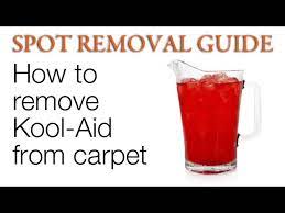 how to remove kool aid stains from