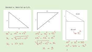 Oefeningen stelling van Pythagoras (1/2): Uitlegvideo - Video - KlasCement