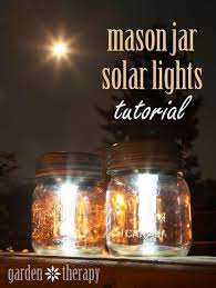 Mason Jar Solar Lights Stake Solar
