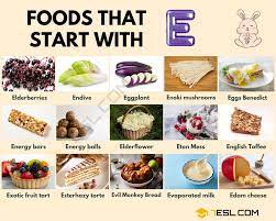 55 tasty foods that start with e with