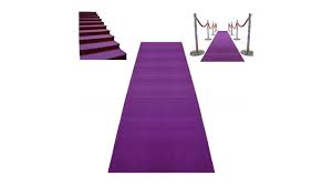 c purple carpet runners for
