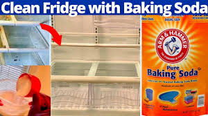 how to clean fridge using baking soda