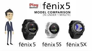 Garmin Fenix 5 Vs 5s Vs 5x Comparison In Under 1 Minute
