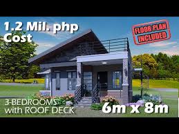 House Design With Roof Deck 3 Bedroom