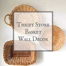 Basket Wall Decor From A Thrift