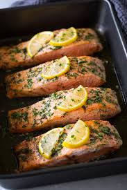 salmon roasted in er super easy