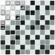 Virtuoso White Crystal Glass Mosaic