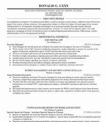 Lead Security Officer Resume Example Admiral Security Miami Florida