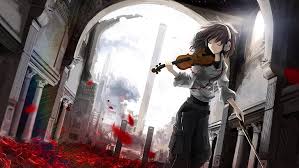 The advantage of transparent image is that it can be used efficiently. Hd Wallpaper Girl Playing Violin Anime Illustration Animated Character Holding Violin Wallpaper Wallpaper Flare