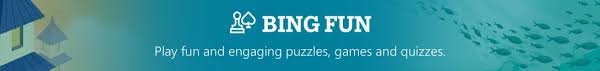 It hosts a lot of games, from puzzles, trivias, quizzes, and many more. Https Www Bing Com Fun Homepagequiz