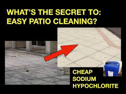 Easy Patio Cleaning