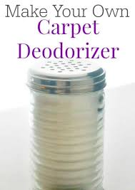 homemade cleaners carpet deodorizer