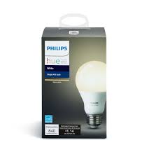 Philips Hue White A19 Smart Light Bulb 60w Led 1 Pack Walmart Com Walmart Com