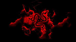 razer gaming brand abstract red free