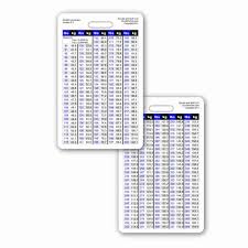 Adult Weight Conversion Badge Card Vertical Accessory For Nurse Paramedic Emt For Id Badge Clip Strap Or Reel