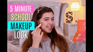 5 minute makeup look sophia