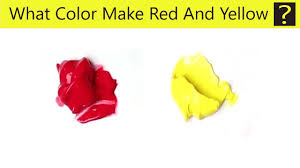 mixing red and yellow what color make