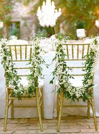 decorate metal folding chairs for a wedding