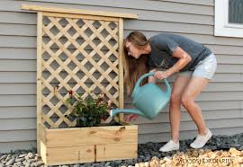 Diy Planter Box With Trellis An Easy 4