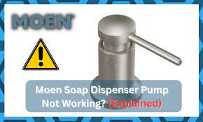moen soap dispenser pump not working
